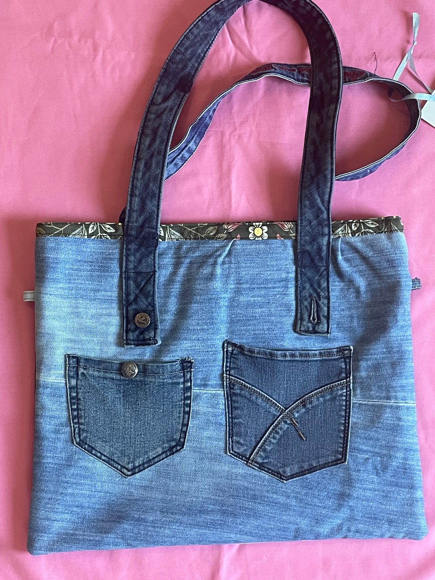 Jeans tote bag